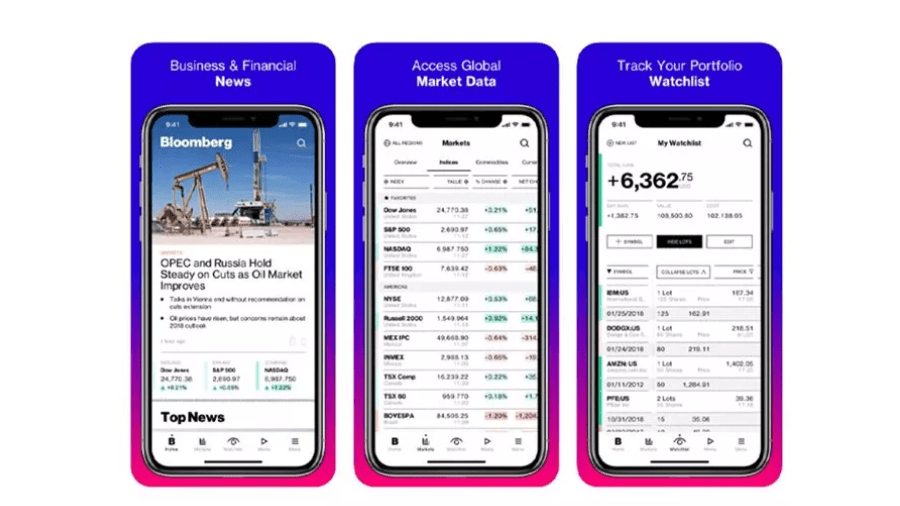 Bloomberg-react-native-app-preview