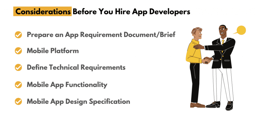 Considerations Before You Hire App Developers