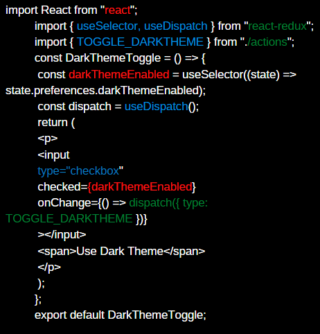 Dark Mode React 