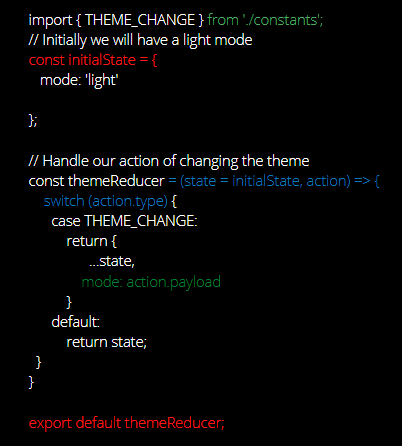 Dark Mode React