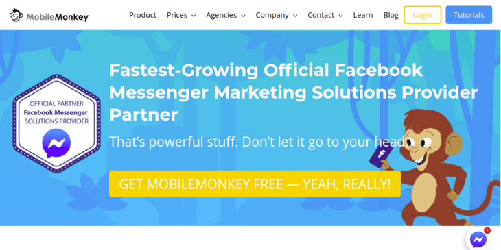 Mobile Monkey Chatbot