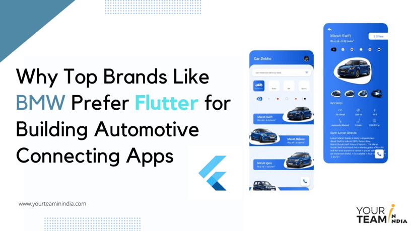 Top Brands Like BMW Prefer Flutter for Building Automotive Connecting Apps