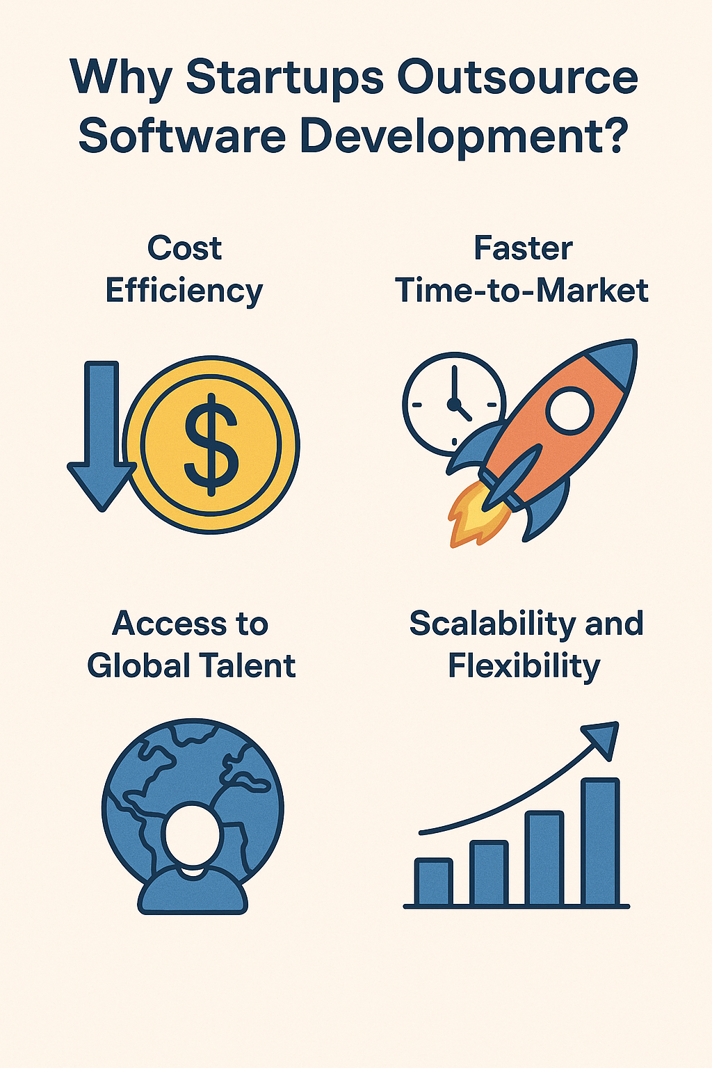 why startups outsource software development