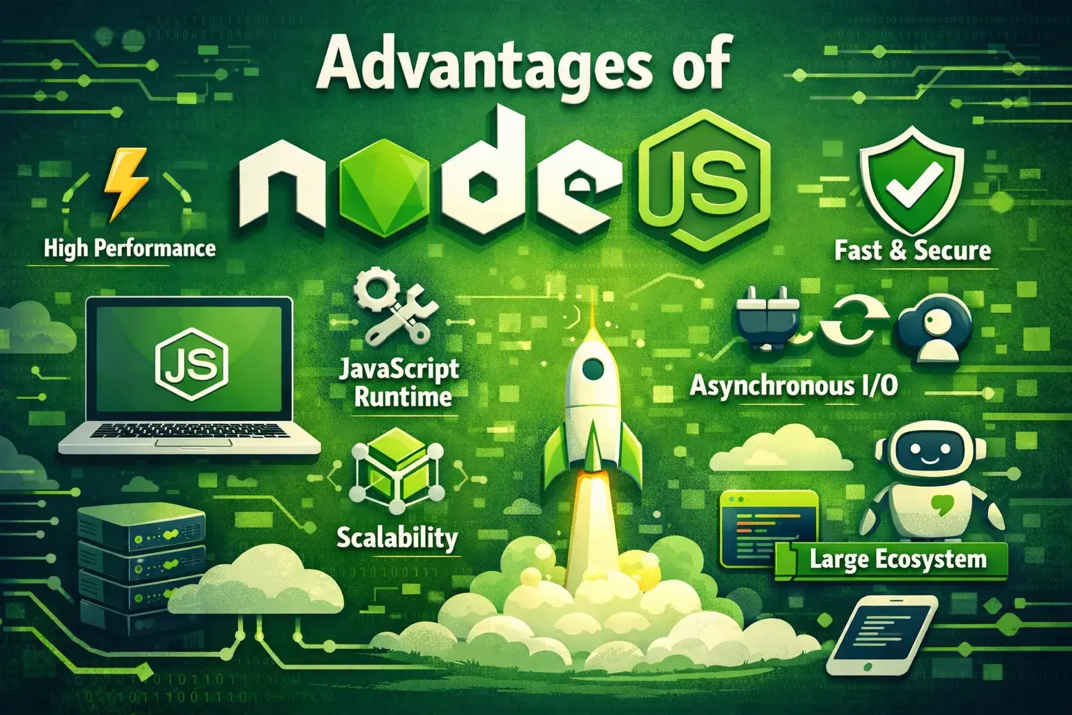 advantages of nodejs