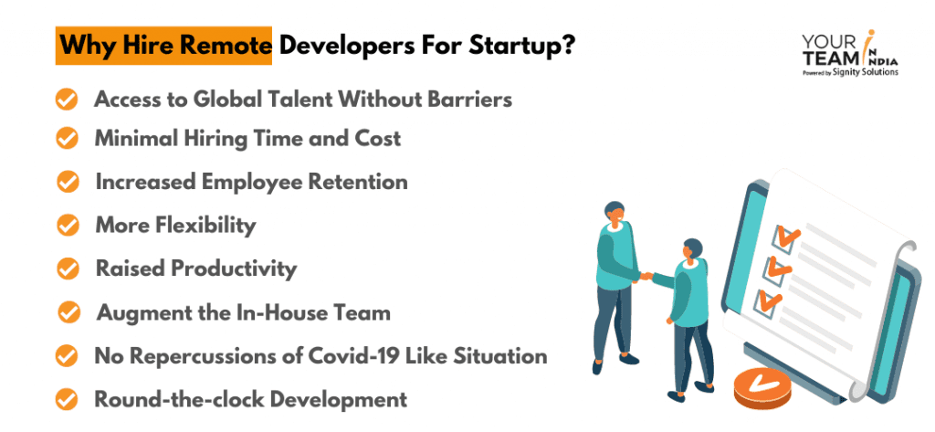Benefits of Hiring Remote Developers for Startup