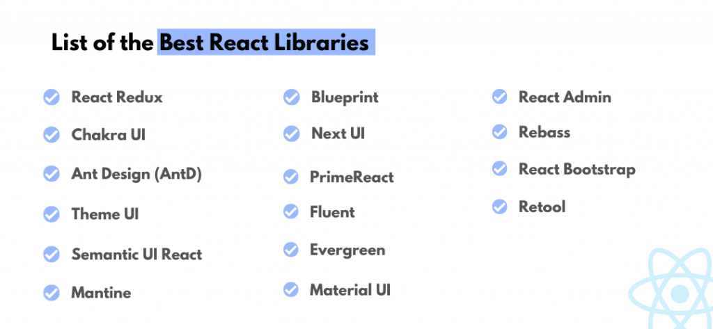 List of the Best React Libraries
