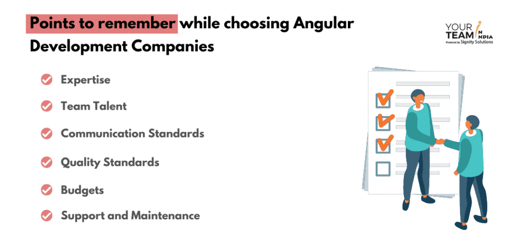 Points to remember while choosing Angular Development Companies