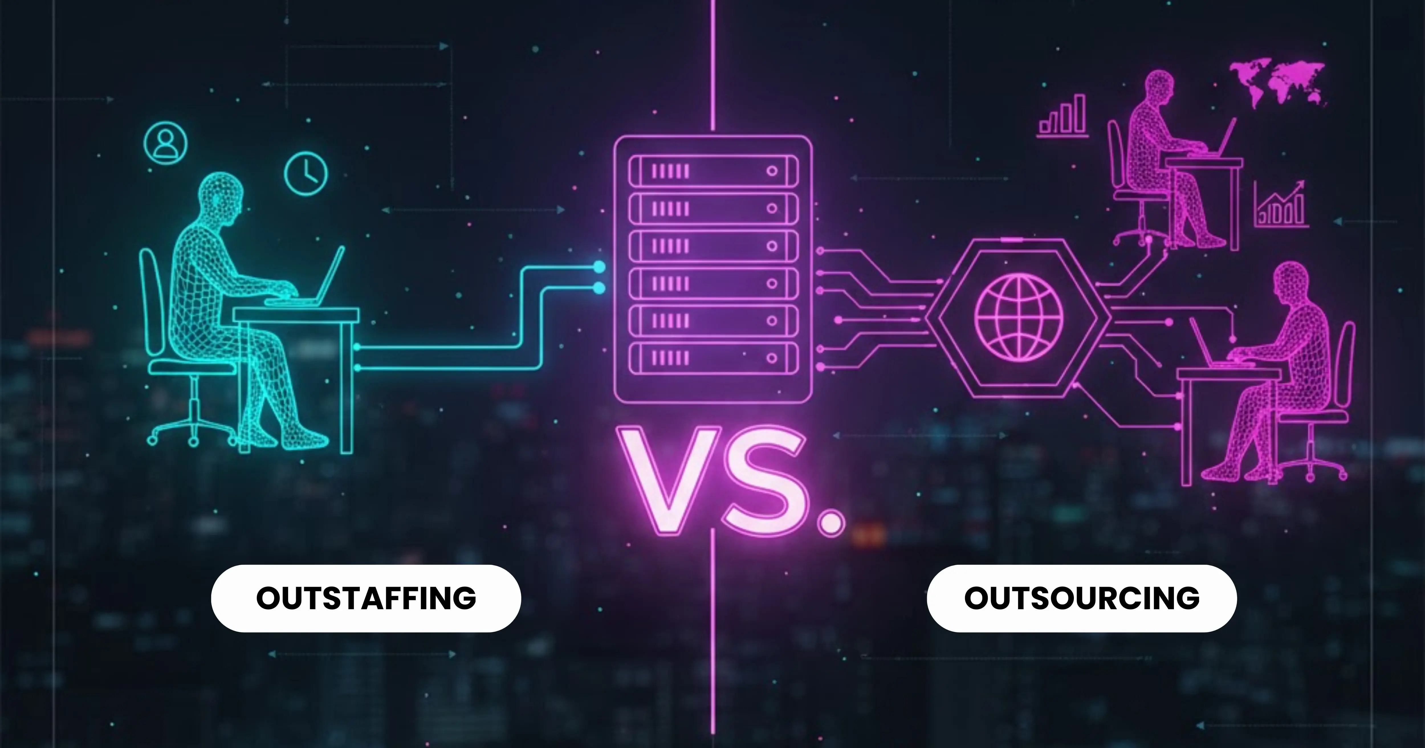 outstaffing vs outsourcing