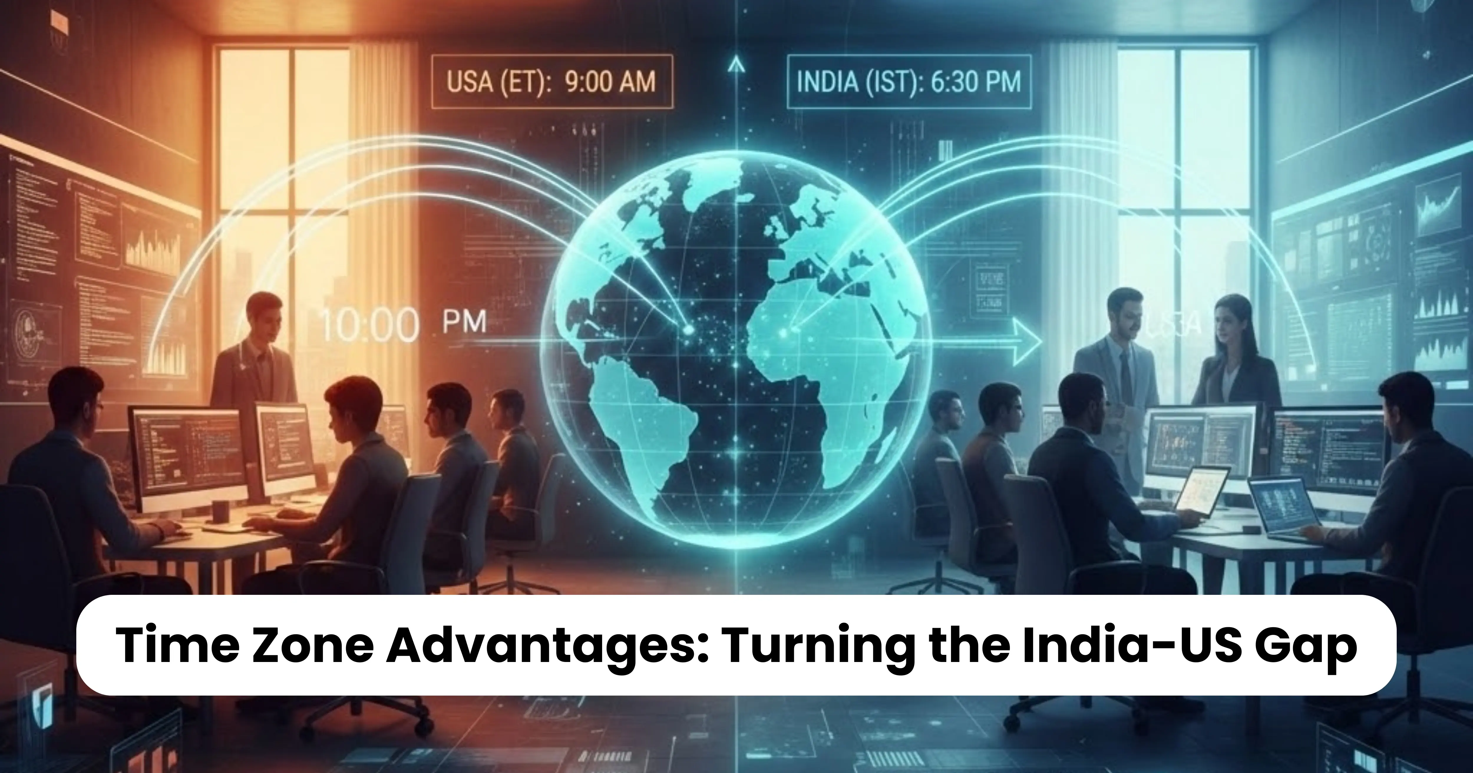 Time Zone Advantages: Turning the India-US Gap into an Edge