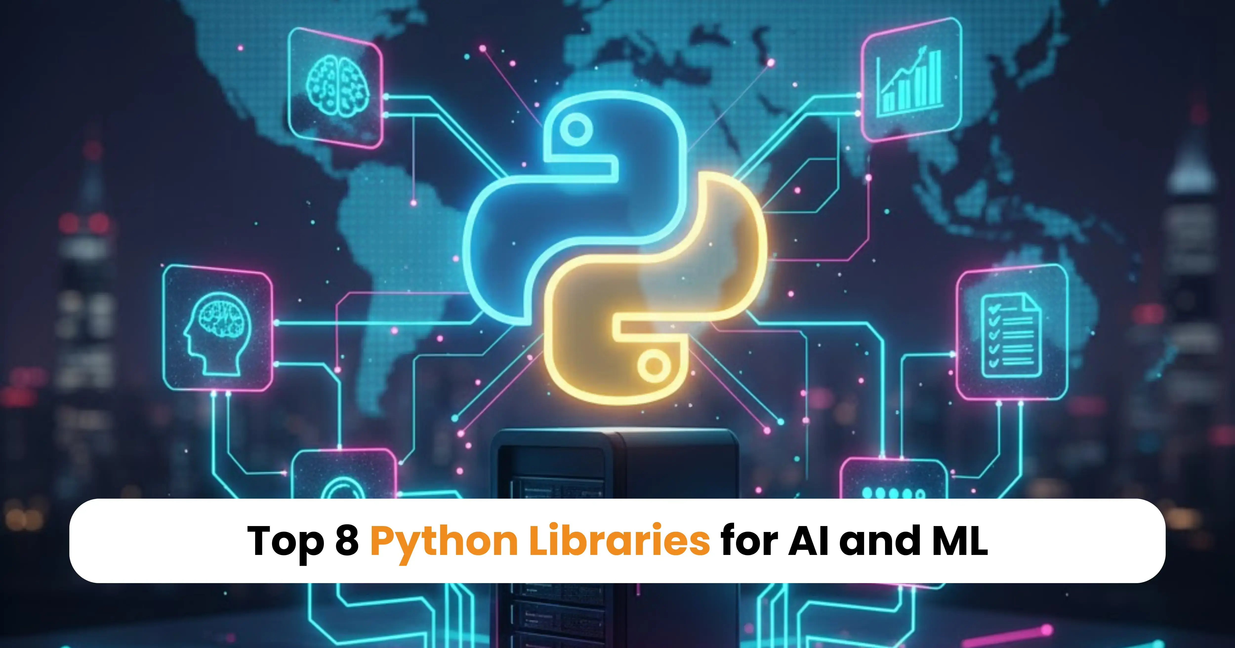 top 8 python libraries for AI and ML